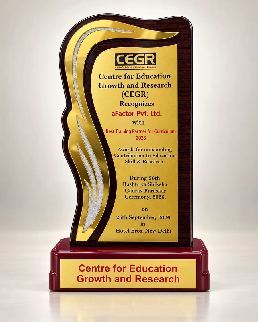 CEGR trophy naming aFactor Best Training Partner for Curriculum 2026